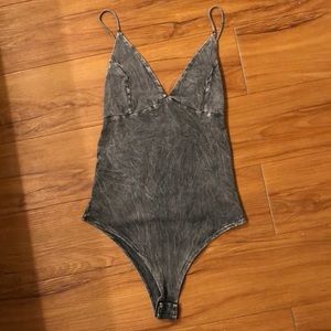 Charcoal Bodysuit